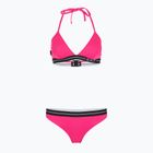 Купальник роздільний жіночий EA7 Emporio Armani Logo Tape Bikini Triangle neon pink