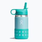 Термопляшка Hydro Flask Wide Mouth Straw Lid And Boot 355 ml dew W12BSWBB441