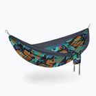 Гамак туристичний ENO DoubleNest Print lagoon/charcoal