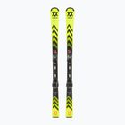 Дитячі гірські лижі Völkl Racetiger Junior Pro + 7.0 VMotion Jr flo жовті/чорні