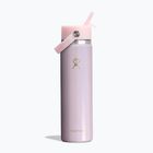 Термос пляшка Hydro Flask Wide Mouth with Flex Straw Cap 710 ml glimmer pink