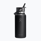 Термопляшка Hydro Flask Wide Flex Straw 946 мл black