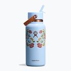 Термопляшка Hydro Flask Wide Mouth with Flex Straw Cap 946 мл western light blue