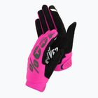 Велорукавиці жіночі 100% Brisker W neon pink/black