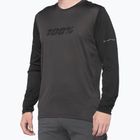 Лонгслів велосипедний чоловічий 100% Ridecamp black/charcoral