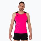 Танк топ для бігу чоловічий Joma Record II fluor pink/black