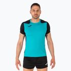 Чоловіча біжутерія Joma Record II бірюзово-чорна бігова сорочка