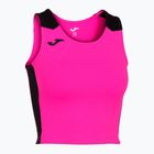 Футболка для бігу жіноча Joma Record II Top fluor pink/black