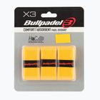 Обмотки для ракеток для паделу Bullpadel GB-1201 Comfort Absorbent 3 pcs. yellow