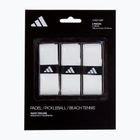 Обмотки для ракеток для паделю adidas Padel Overgrip Set 3 шт. white