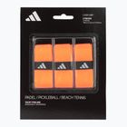 Обмотки для ракеток для паделю adidas Padel Overgrip Set 3 шт. orange
