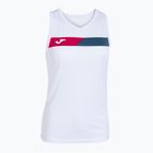 Танк топ тенісний жіночий Joma Court Sleeveless white/red