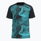 Футболка тенісна чоловіча Joma Challenge black/turquoise