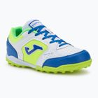 Дитячі футбольні бутси Joma Top Flex TF білий/королівський синій