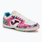 Кросівки футбольні чоловічі Joma Top Flex IN white/coral