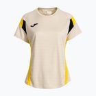 Футболка для тенісу жіноча Joma Montreal beige/yellow