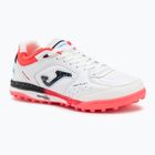 Кросівки футбольні чоловічі Joma Top Flex Rebound TF white / fluor coral
