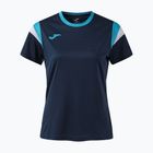 Футболка тенісна жіноча Joma Terra dark navy/turquoise fluor