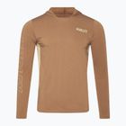 Чоловічий лонгслів Hurley H2O-Dri Atticus II з довгим рукавом brown
