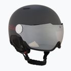 Шолом гірськолижний Bollé Might Visor titanium red matte/brown gun
