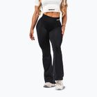Легінси для тренувань жіночі NEBBIA Flow Seamless High Waist Sculpting Flared Black