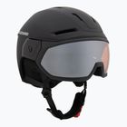 Шолом гірськолижний Blizzard Edge Visor black/mirror smoke