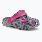 Дитячі босоніжки Coqui Little Frog mid.grey/fuchsia love/amulet
