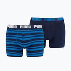 Боксерки чоловічі PUMA Heritage Stripe 2szt blue