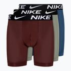 Чоловічі труси-боксери Nike Dri-Fit Essential Micro Boxer Brief 3 пари сірий/синій/темно-червоний