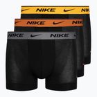 Чоловічі труси-боксери Nike Everyday Cotton Stretch Trunk 3 пари сірий/помаранчевий/жовтий