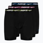 Чоловічі боксерські шорти Nike Dri-FIT Ultra-Stretch Micro Brief 3 пари лазерна фуксія/корт синій/чорний