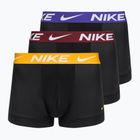 Труси чоловічі Nike Dri-Fit Essential Micro Trunk 3 пари black university gold/deep night/dark team red wb