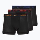 Труси чоловічі Nike Everyday Cotton Stretch Trunk 3 пари black lig crim/des och/deep night logo waistband
