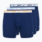Боксерки чоловічі Nike Essential Cotton Stretch 3 pairs blue graphite