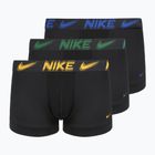 Труси чоловічі Nike Dri-Fit Essential Micro Trunk 3 пари black/game royal/malachite/un gold/zoom wb