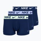 Боксерки чоловічі Nike Dri-Fit Essential Micro Trunk 3 pairs navy