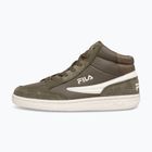 Дитячі кросівки FILA Crew Mid оливкові нічні