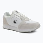 Кросівки жіночі Calvin Klein YW0YW01644 Runner Laceup Sock Mg Nylon Mix Bright White/Black