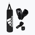 Боксерський набір adidas Performance Boxing Set мішок + рукавиці + бинт чорно-білий ADIBAC11KIT-EUN