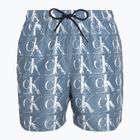 Шорти для плавання чоловічі Calvin Klein Medium Drawstring Print blue