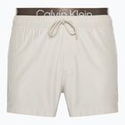 Шорти для плавання чоловічі Calvin Klein Short Double Wb beige