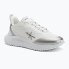 Кросівки жіночі Calvin Klein Eva Runner Low Lace Mix мл Wn bright white/silver