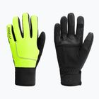 Чоловічі велосипедні рукавички Rogelli Essential Winter Waterproop fluorescent yellow