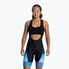 Жіночі велосипедні шорти Rogelli Impress II Bib Short сині/рожеві/чорні