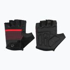 Чоловічі велосипедні рукавички Rogelli Hero II чорні/червоні/бордо