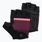 Жіночі велосипедні рукавички Rogelli Impress II бордові/коралові/чорні