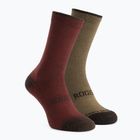 Шкарпетки Rogelli Wool Wintersocks 2 пари bordeaux/brown