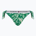 Tommy Hilfiger Cheeky Side Tie Bikini Bottom Print вінтажний тропічний олімпійський зелений