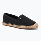 Мокасини жіночі Tommy Hilfiger Flag Canvas black