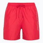 Чоловічі плавальні шорти Tommy Hilfiger на середніх шнурках середні червоні
